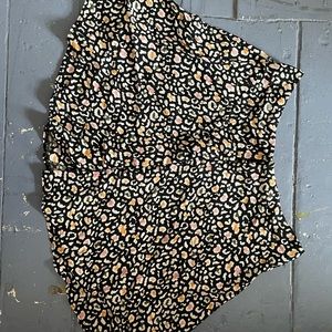 Primark mini  flowy mini skirt size4 with buttons